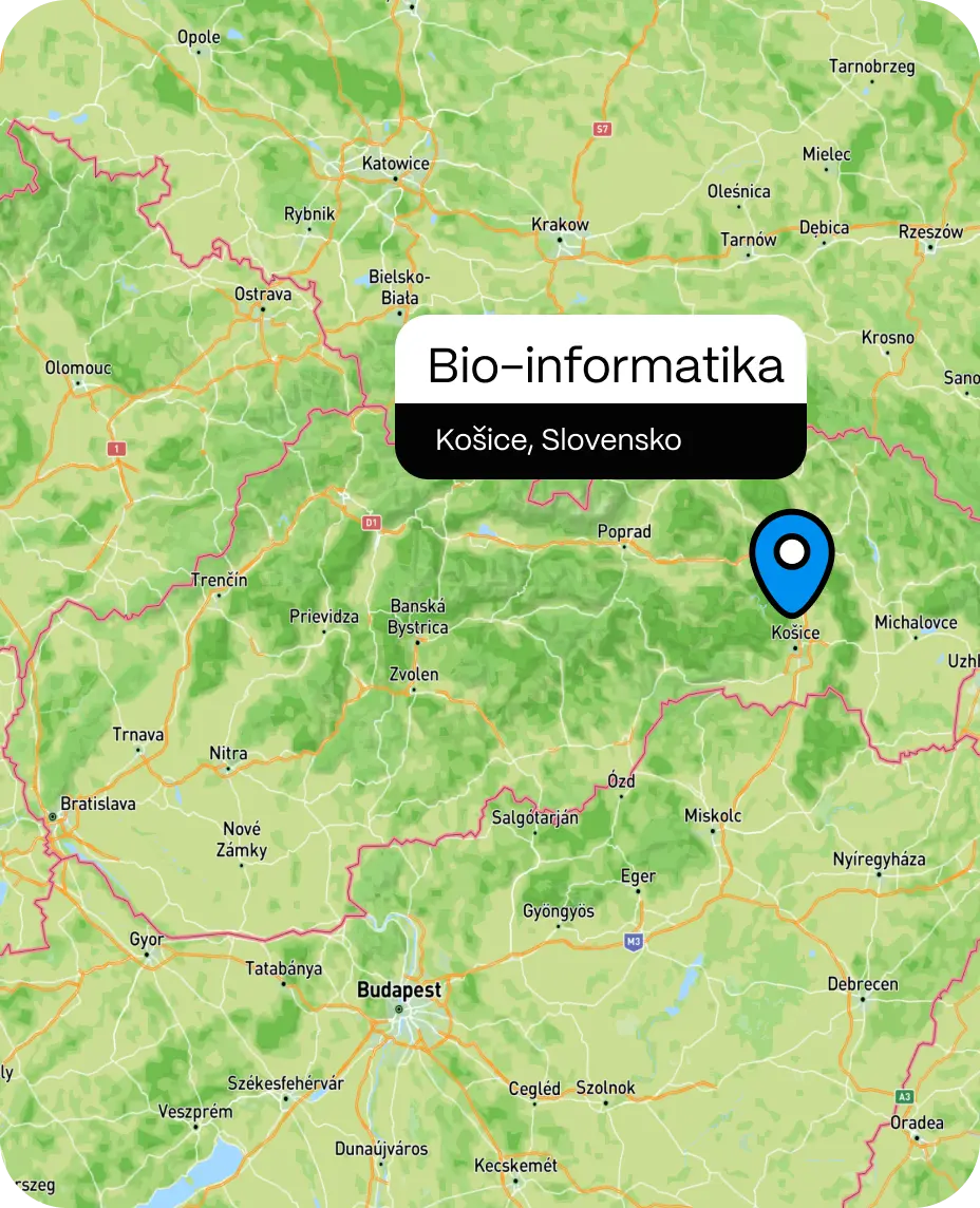Mapa projektu Bio-informatika