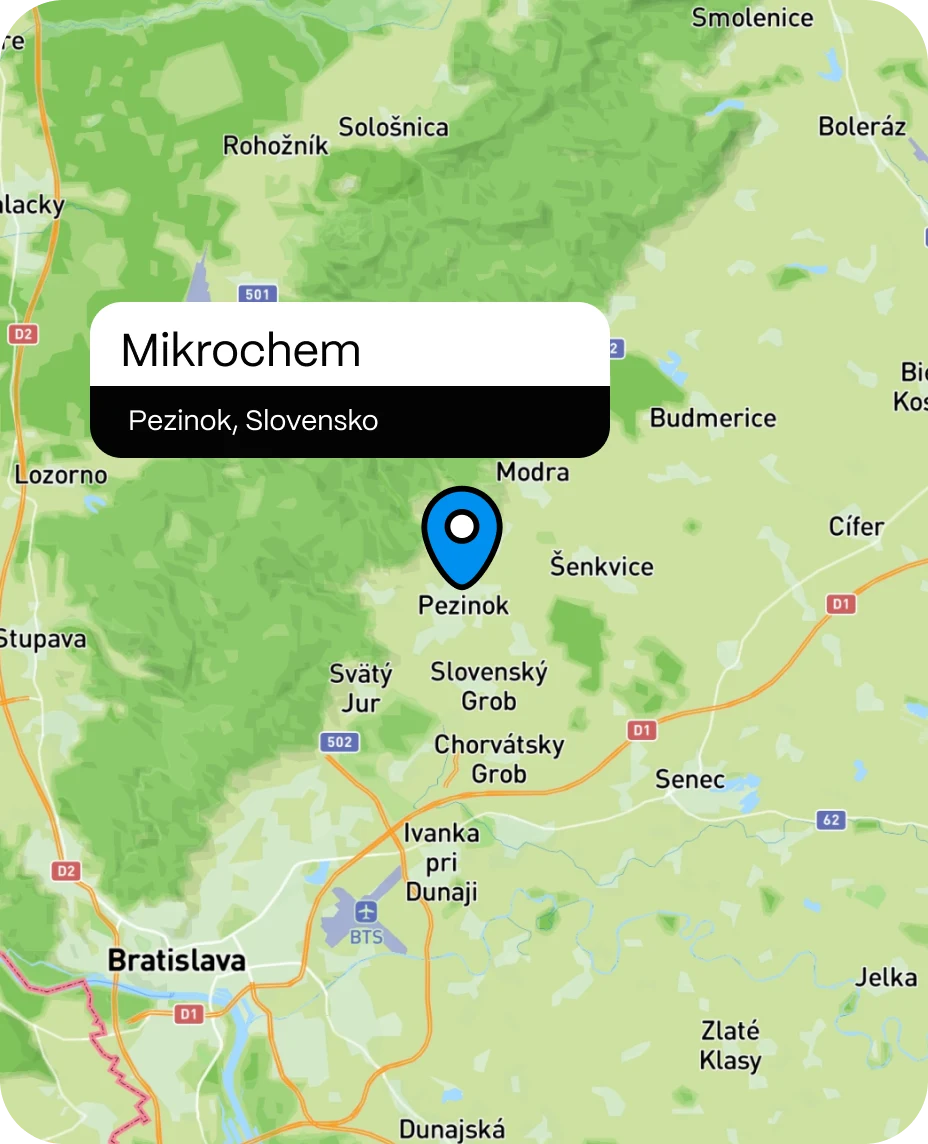 Mapa projektu Mikrochem