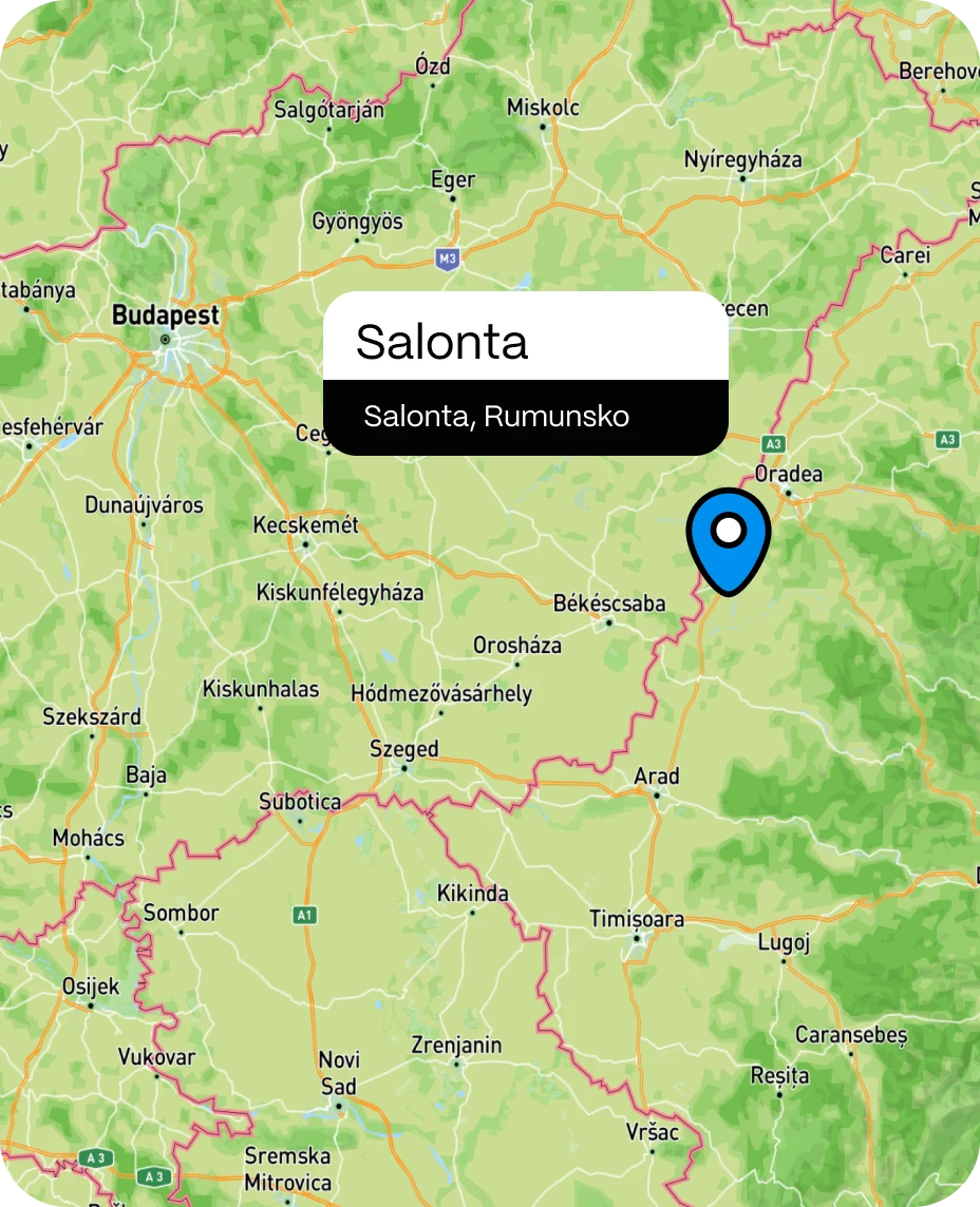 Mapa projektu Salonta