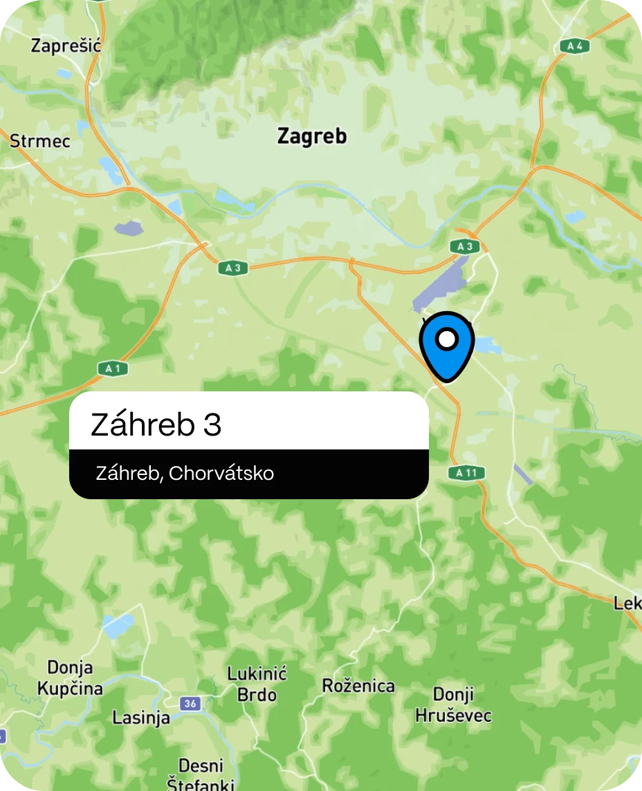 Mapa projektu Zagreb 3