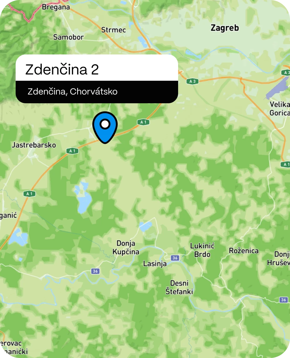 Mapa projektu Zdenčina 2