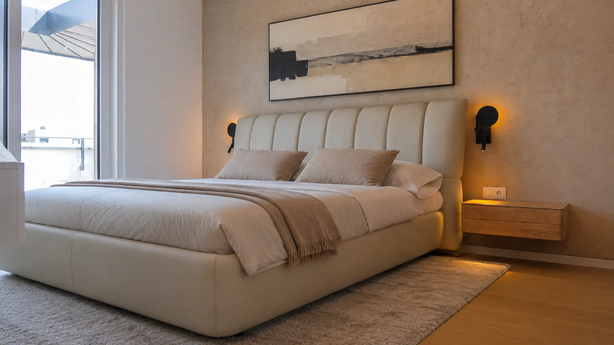Residential Project Laurin dvor – master bedroom with elegant interior design - obrázok 18