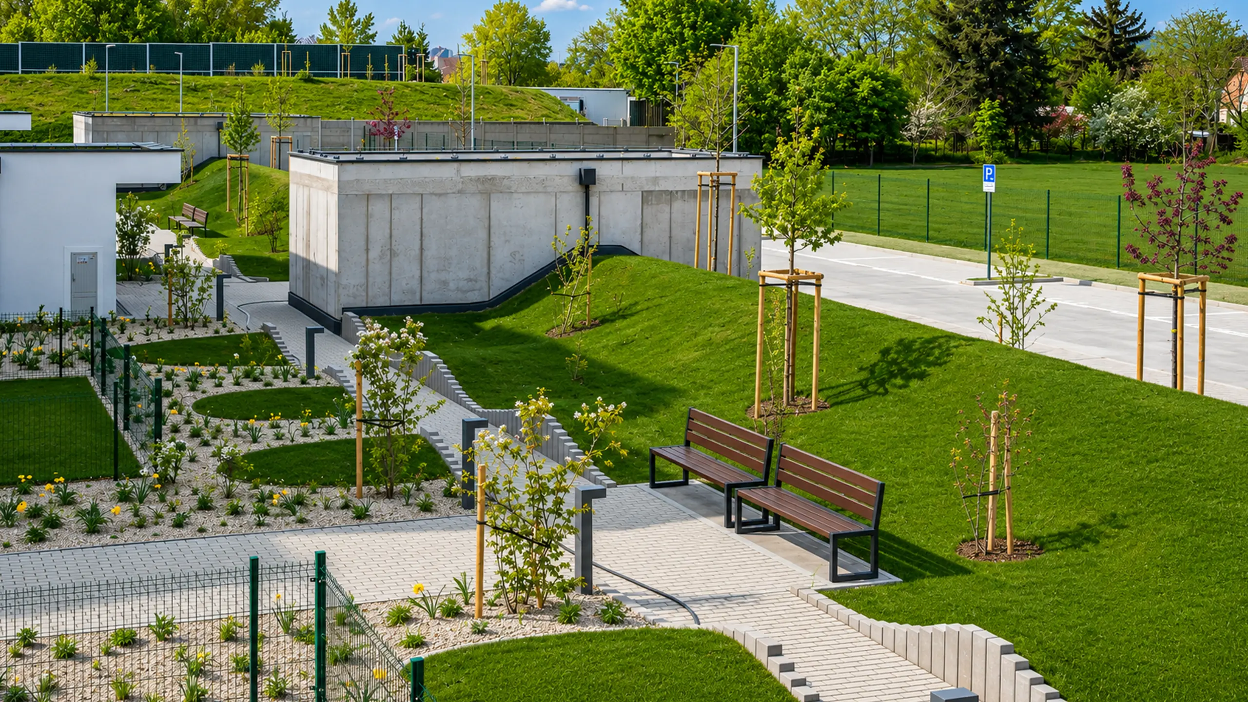 Residential Project Laurin dvor – community space designed for resident gatherings - obrázok 19