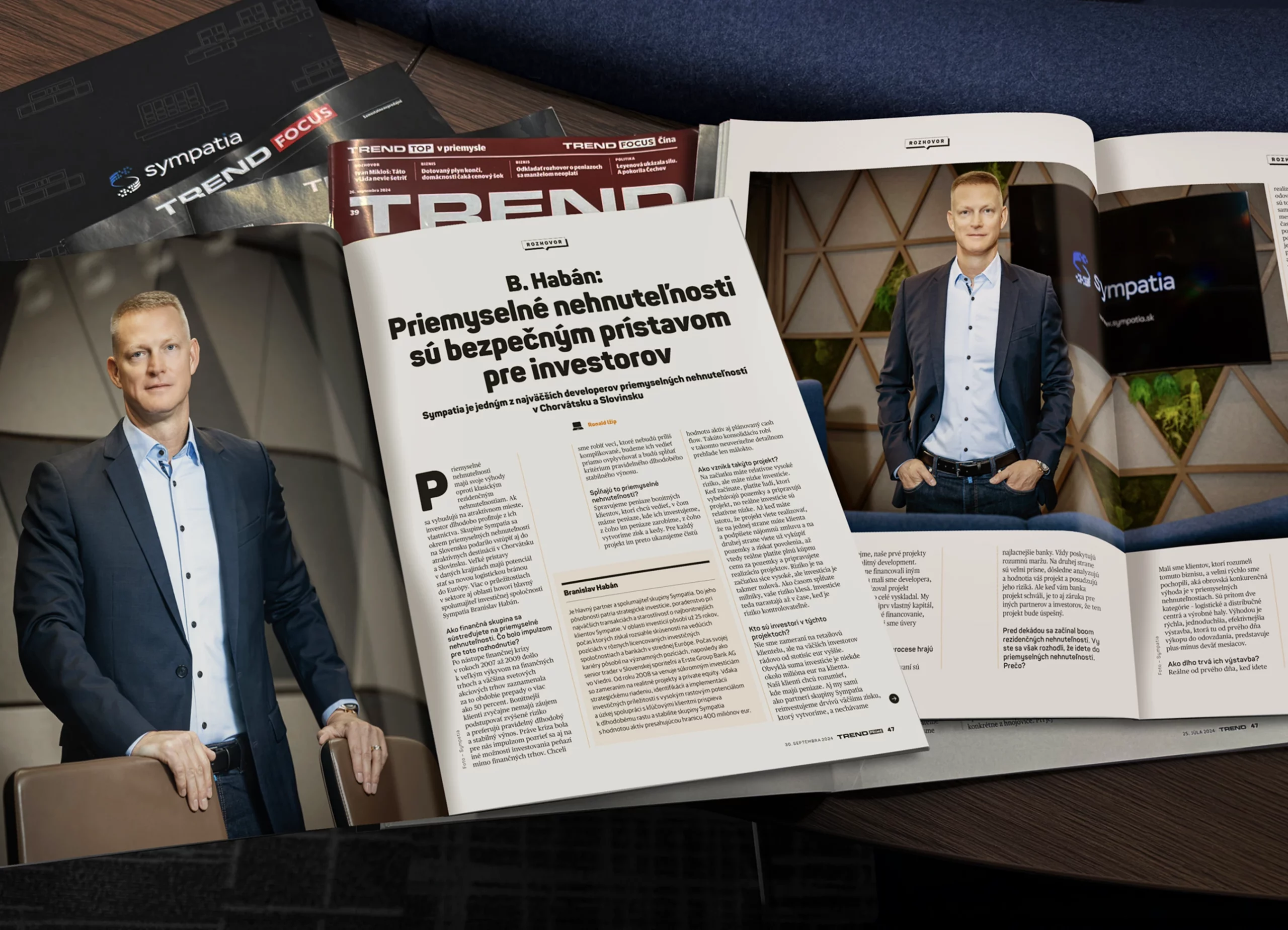 B. Habán (for TREND Prime): Industrial real estate is a safe harbour for investors